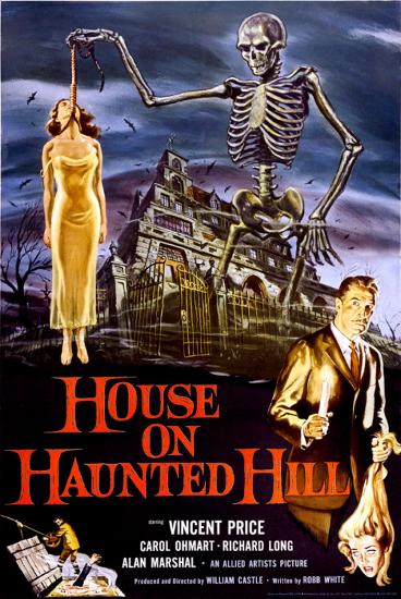 House on Haunted Hill (Vincent Price)-null-Lamina Framed Poster