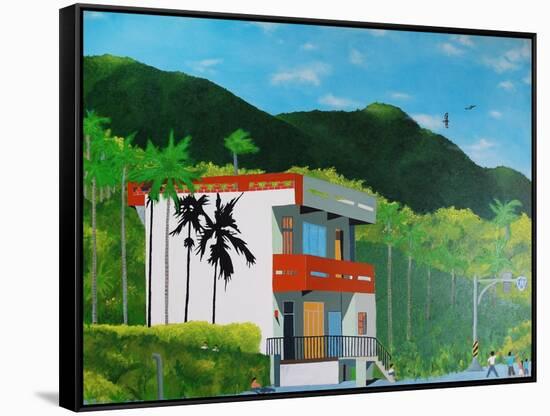 House on Highway 11, Taitung, Taiwan, 2017-Timothy Nathan Joel-Framed Stretched Canvas