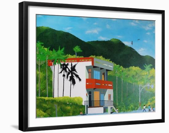 House on Highway 11, Taitung, Taiwan, 2017-Timothy Nathan Joel-Framed Giclee Print