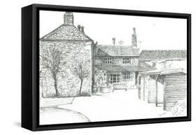 House on Isle of Wight; 2008-Vincent Alexander Booth-Framed Stretched Canvas