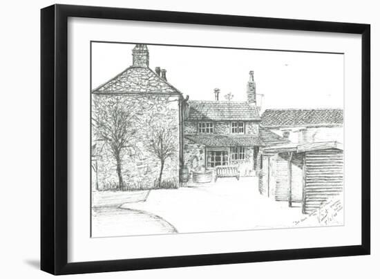 House on Isle of Wight; 2008-Vincent Alexander Booth-Framed Giclee Print