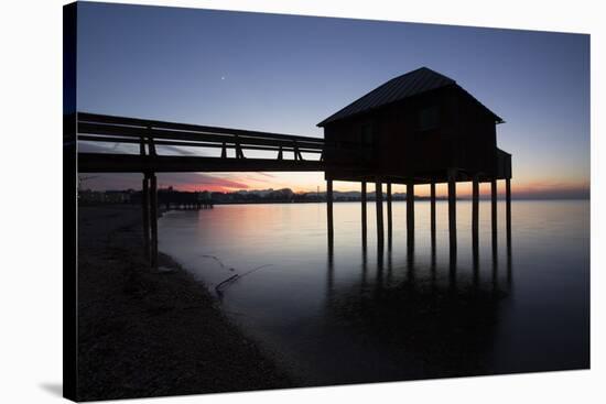 House on Stilts-Jurgen Ulmer-Stretched Canvas