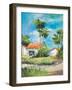 House on the Beach-Jane Slivka-Framed Art Print