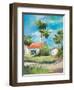 House on the Beach-Jane Slivka-Framed Art Print