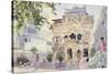 House on the Hill, Bombay, 1991-Lucy Willis-Stretched Canvas