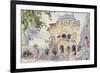 House on the Hill, Bombay, 1991-Lucy Willis-Framed Giclee Print