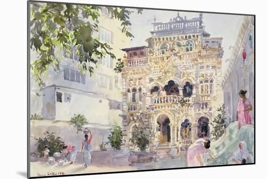 House on the Hill, Bombay, 1991-Lucy Willis-Mounted Giclee Print
