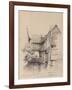 House on the Lezarde at Montivilliers, 1857-Claude Monet-Framed Giclee Print