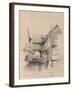 House on the Lezarde at Montivilliers, 1857-Claude Monet-Framed Giclee Print