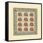 House Patchwork-Robin Betterley-Framed Stretched Canvas