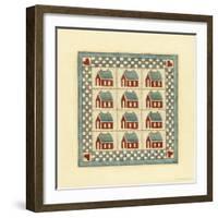 House Patchwork-Robin Betterley-Framed Giclee Print