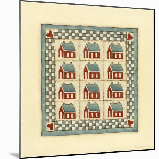 House Patchwork-Robin Betterley-Mounted Giclee Print