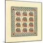 House Patchwork-Robin Betterley-Mounted Giclee Print