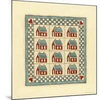 House Patchwork-Robin Betterley-Mounted Giclee Print