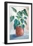 House Plant-Alex Black-Framed Art Print