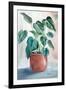 House Plant-Alex Black-Framed Art Print