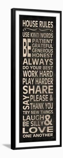 House Rules-N Harbick-Framed Art Print