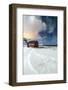 House Surrounded by Snow in a Cold Winter Day-Roberto Moiola-Framed Photographic Print