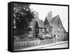 House that Was Subject of Hawthorne Novel-null-Framed Stretched Canvas