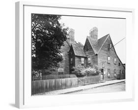 House that Was Subject of Hawthorne Novel-null-Framed Photographic Print