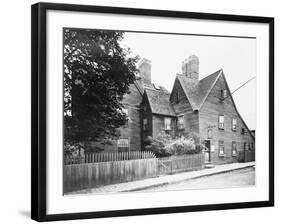 House that Was Subject of Hawthorne Novel-null-Framed Photographic Print