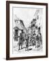 House-To-House Visitation During the Plague in Bombay, India, 1898-Melton Prior-Framed Giclee Print