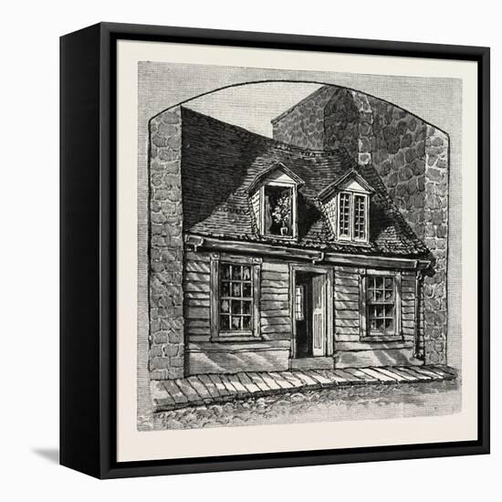 House to Which Montgomery's Body Was Carried, Canada, Nineteenth Century-null-Framed Stretched Canvas