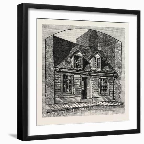 House to Which Montgomery's Body Was Carried, Canada, Nineteenth Century-null-Framed Giclee Print