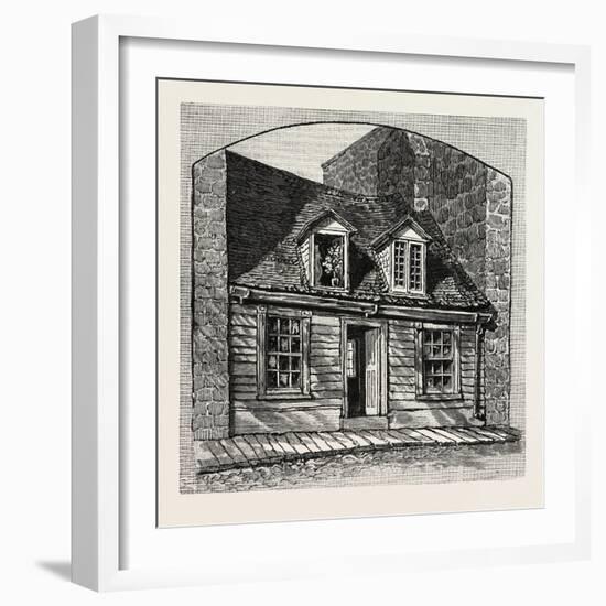 House to Which Montgomery's Body Was Carried, Canada, Nineteenth Century-null-Framed Giclee Print