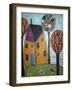 House Trees & Daisies-Karla Gerard-Framed Giclee Print