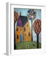 House Trees & Daisies-Karla Gerard-Framed Giclee Print