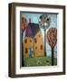 House Trees & Daisies-Karla Gerard-Framed Premium Giclee Print