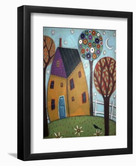 House Trees & Daisies-Karla Gerard-Framed Premium Giclee Print