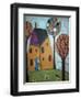 House Trees & Daisies-Karla Gerard-Framed Premium Giclee Print