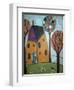 House Trees & Daisies-Karla Gerard-Framed Premium Giclee Print