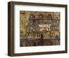 House Wall on the River, 1915-Egon Schiele-Framed Art Print