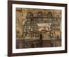 House Wall on the River, 1915-Egon Schiele-Framed Art Print