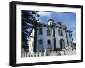 House Where Alfred Hitchcock's the Birds Was Filmed, Bodega Bay, Northern California, USA-Alison Wright-Framed Photographic Print