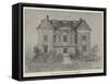 House Where Keats Went to School-null-Framed Stretched Canvas