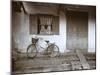 House with Bicycle, Hoi An, Vietnam-Walter Bibikow-Mounted Photographic Print