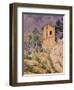 House with Cracked Wall-Paul Cézanne-Framed Giclee Print