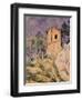 House with Cracked Wall-Paul Cézanne-Framed Giclee Print