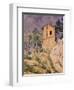 House with Cracked Wall-Paul Cézanne-Framed Giclee Print