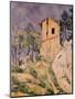 House with Cracked Wall-Paul Cézanne-Mounted Giclee Print