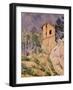 House with Cracked Wall-Paul Cézanne-Framed Giclee Print