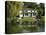 House with Pond in Garden, Coulon, Marais Poitevin, Poitou Charentes, France, Europe-Miller John-Stretched Canvas