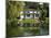 House with Pond in Garden, Coulon, Marais Poitevin, Poitou Charentes, France, Europe-Miller John-Mounted Photographic Print
