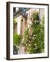 House with Rose Bushes and Wrought Iron Sign, Hautvillers, Vallee De La Marne, Champagne, France-Per Karlsson-Framed Photographic Print