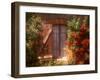 House with Summer Roses in Bloom, Vaucluse, France-Walter Bibikow-Framed Photographic Print