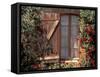 House with Summer Roses, Vaucluse, France-Walter Bibikow-Framed Stretched Canvas